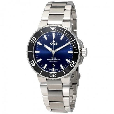 Aquis Automatic Blue Dial Men's Watch